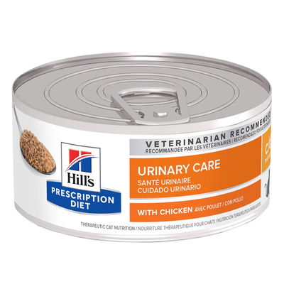 Hill's Prescription Diet C/D Multicare Urinary Care With Chicken Wet Cat Food 156gm 24 Cans