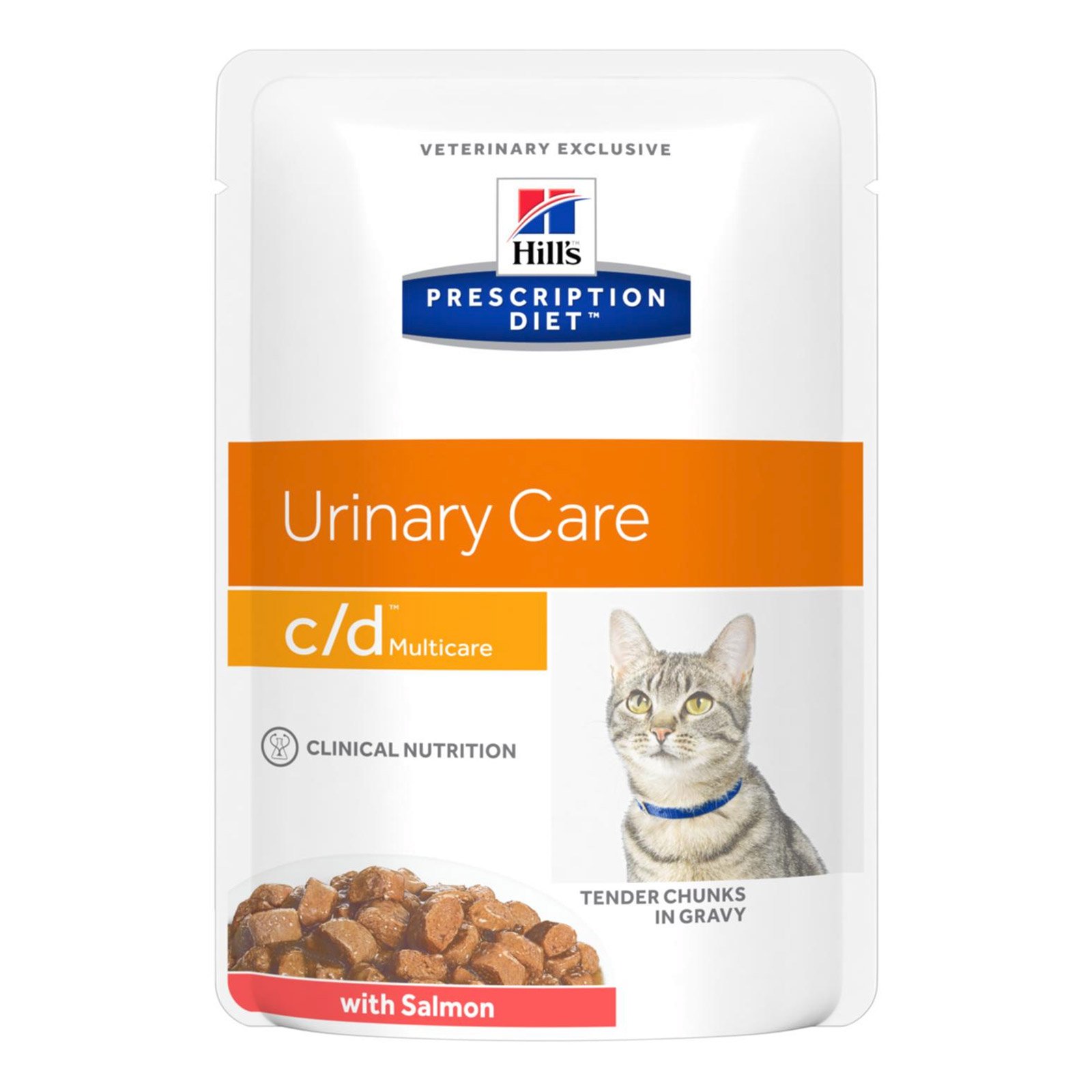 Hill's PRESCRIPTION DIET c/d Multicare Cat Food with Salmon 85 gms * 12