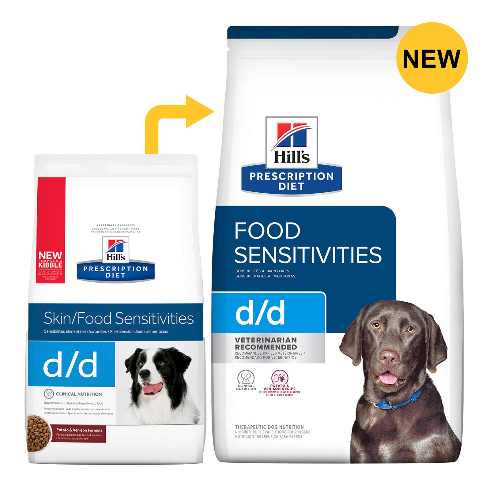 Hill's Prescription Diet d/d Potato & Venison Formula Dry Dog Food 