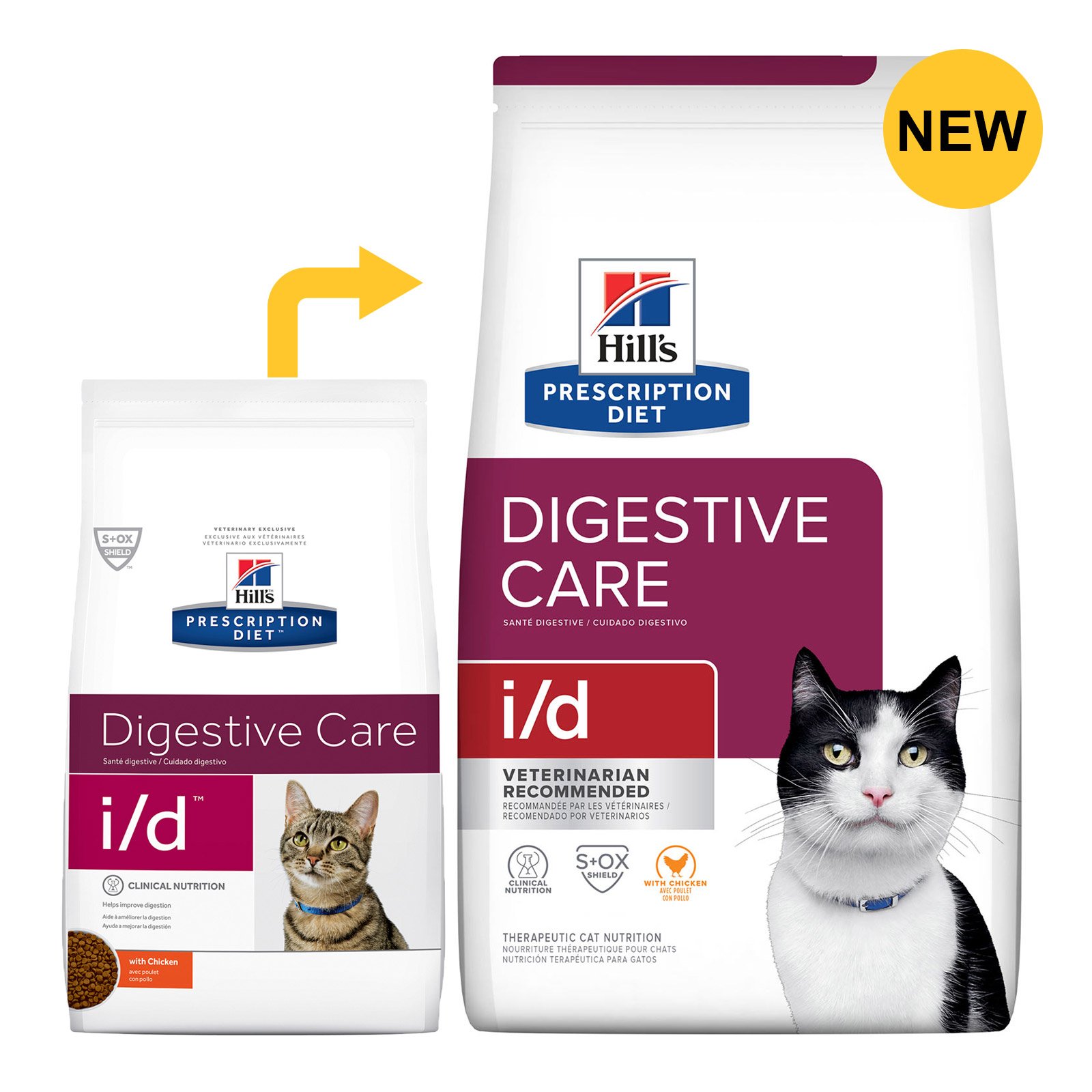Hill's Prescription Diet i/d Digestive Care Dry Cat Food 