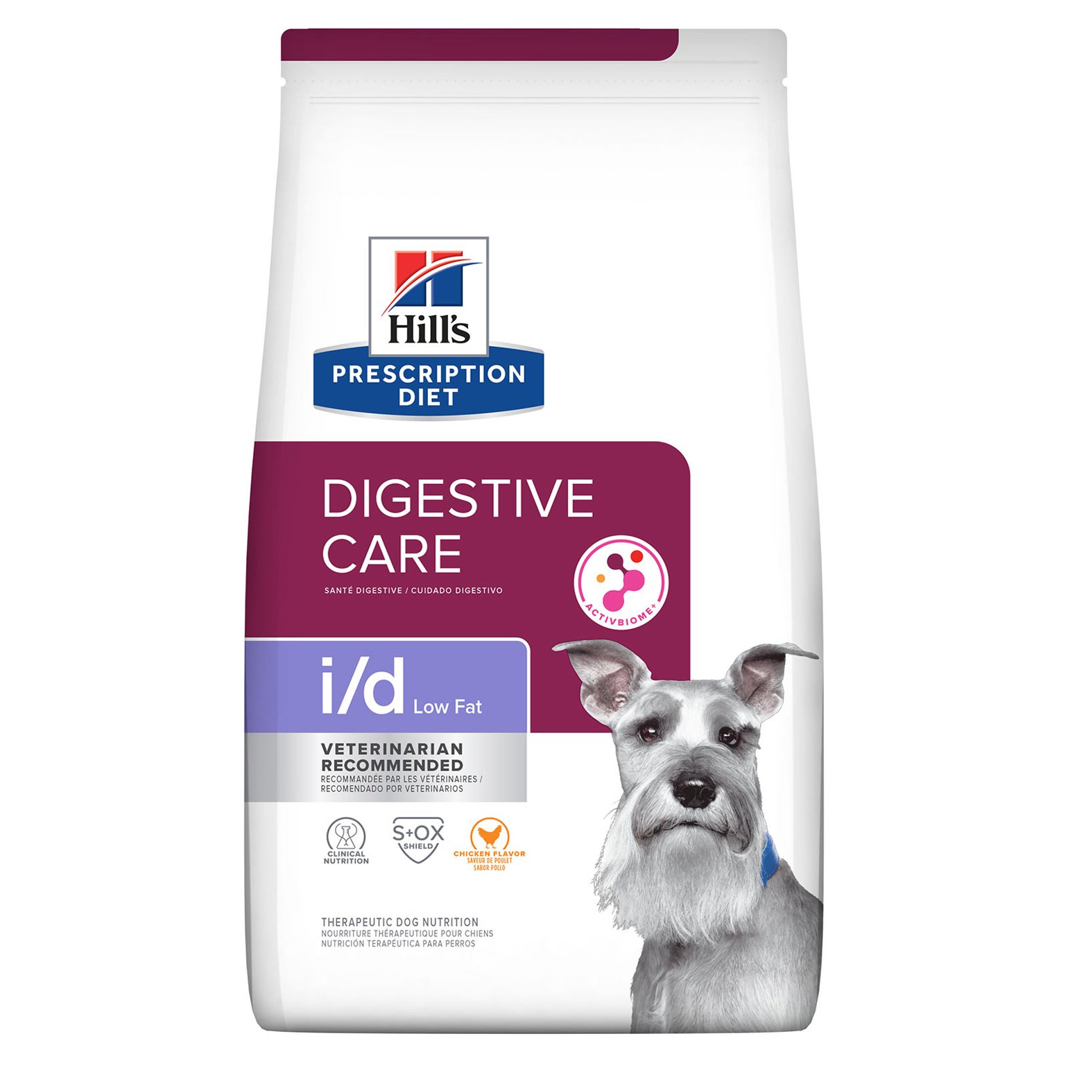 Hill's Prescription Diet i/d Low Fat Digestive Care with Chicken Dry Dog Food