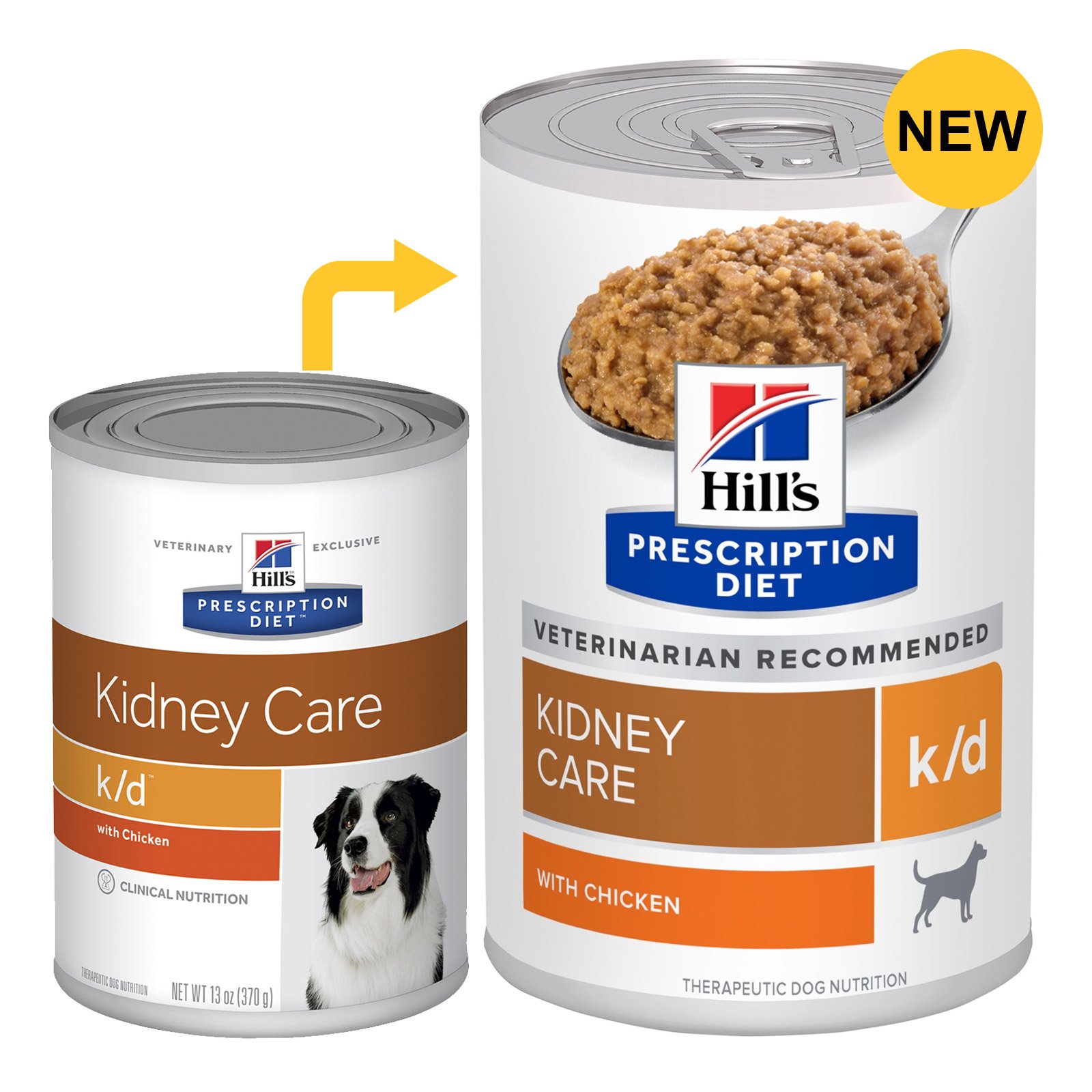 Hill's Prescription Diet k/d Kidney Care with Chicken Canned Dog Food 370 Gm