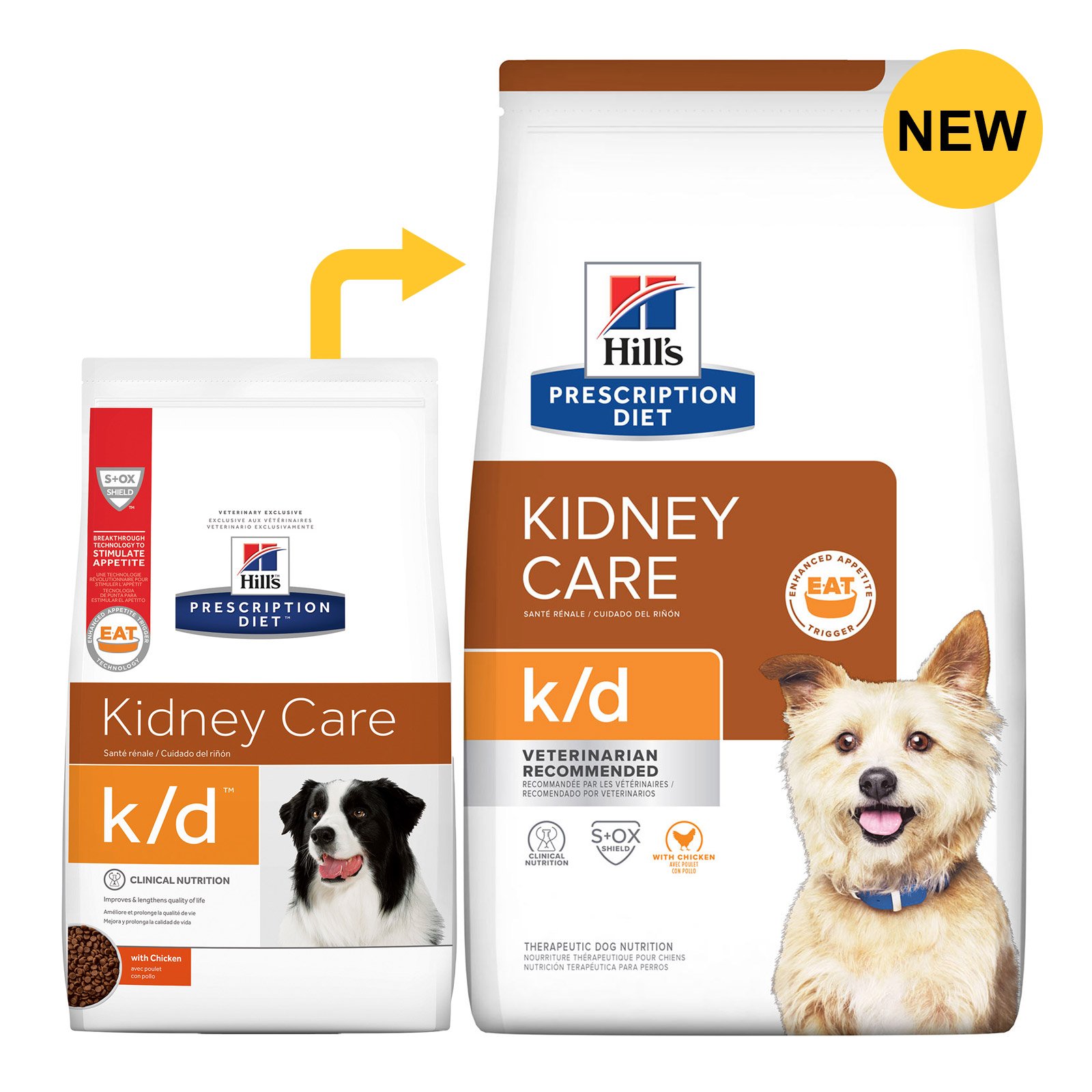 Hill's Prescription Diet k/d Kidney Care with Chicken Dry Dog Food 
