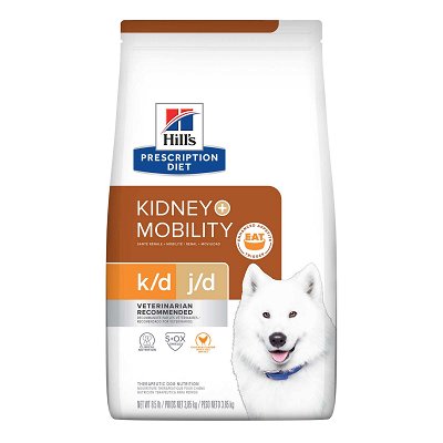 Hill's Prescription Diet k/d Kidney + j/d Mobility Care Chicken Flavour Dry Dog Food