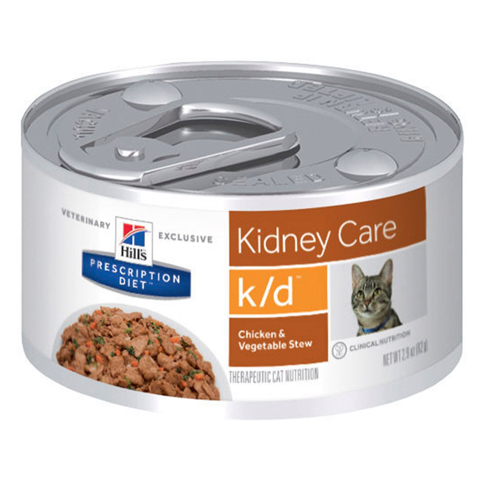 Hill's Prescription Diet K/D Pâté with Chicken Feline Cans 156 Gm