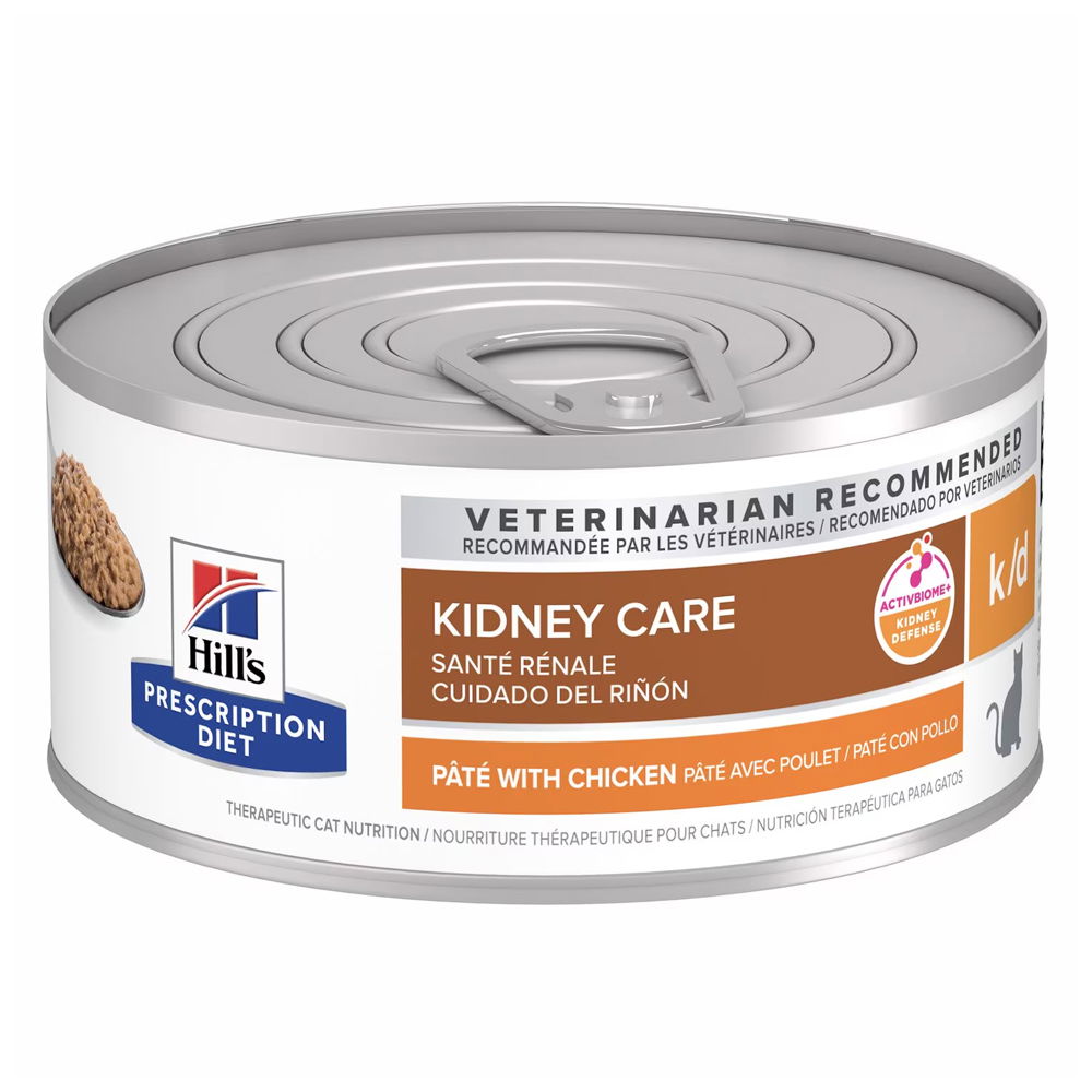 Hill's Prescription Diet k/d Kidney Care Pate with Chicken Wet Cat Food