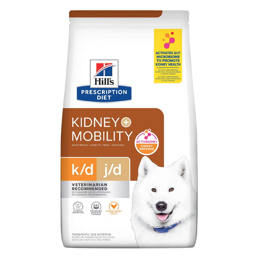 Hill's Prescription Diet k/d Kidney + j/d Mobility Care Chicken Flavour Dry Dog Food