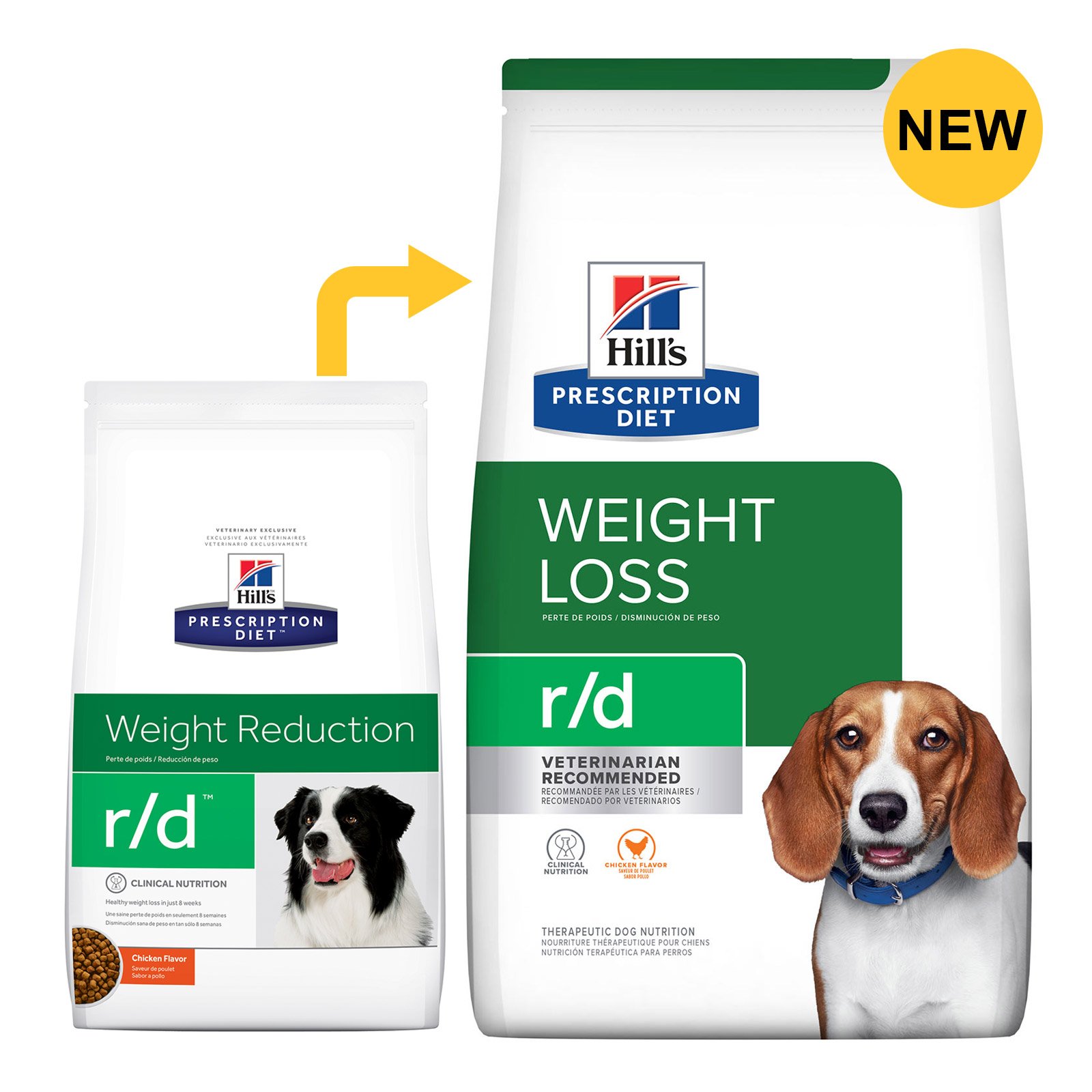 Hill's Prescription Diet r/d Weight Reduction with Chicken Dry Dog Food 