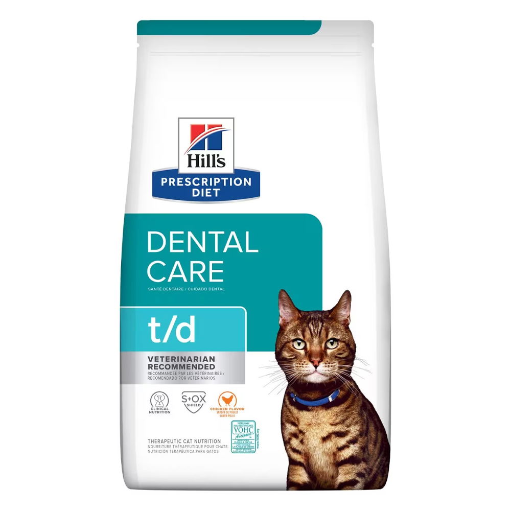 Hill's Prescription Diet t/d Dental Care Chicken Flavour Dry Cat Food