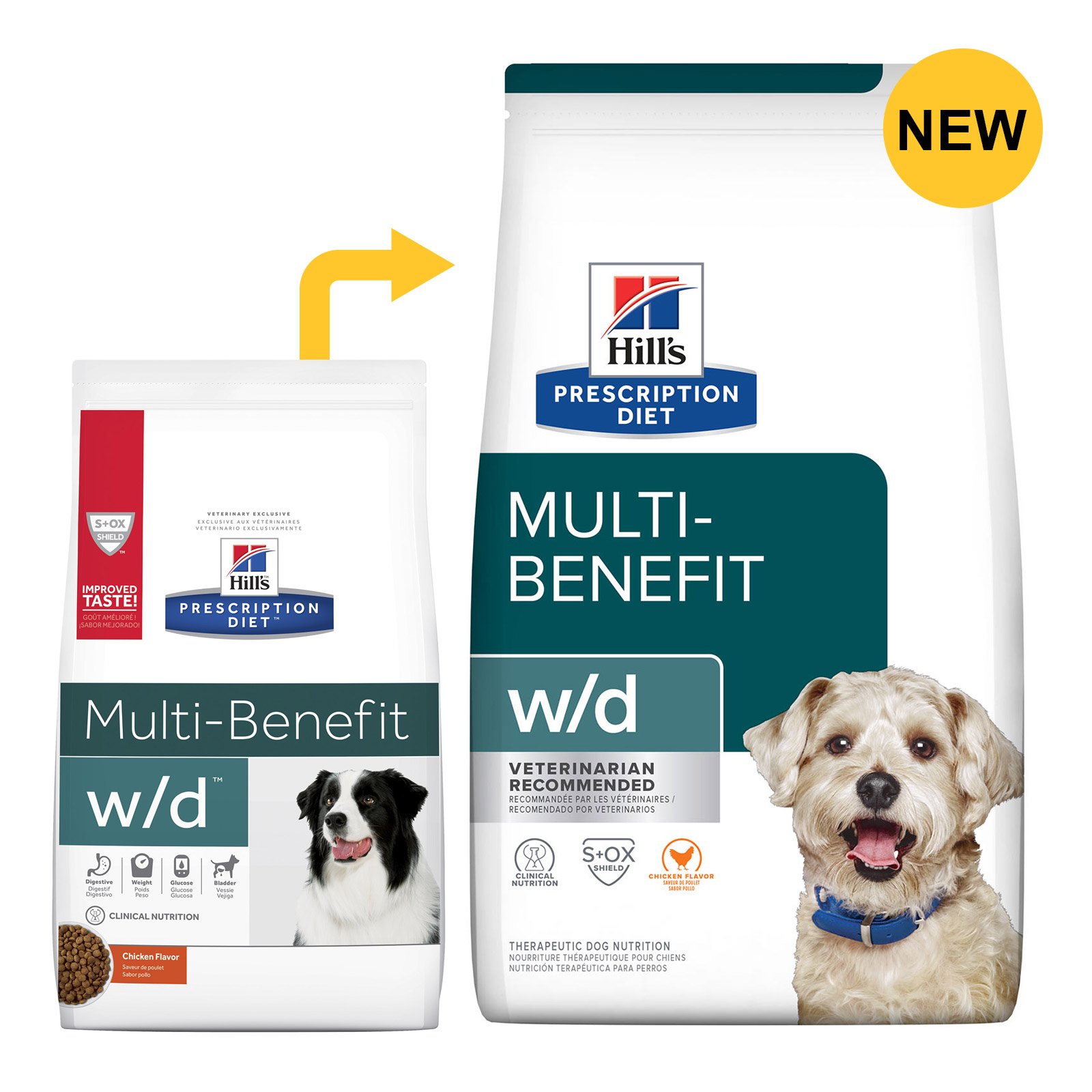 Hill's Prescription Diet w/d Digestive/Weight/Glucose Management with Chicken Dry Dog Food