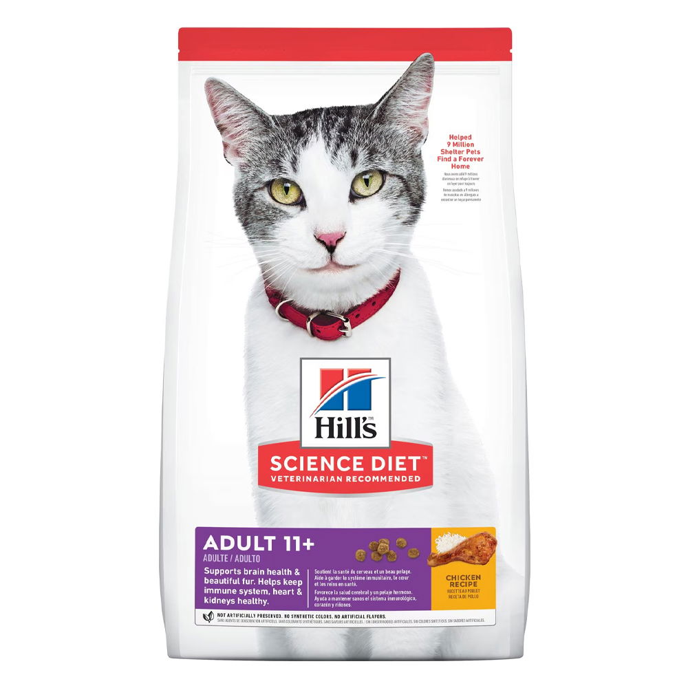 Hill's Science Diet Adult 11+ Chicken Recipe Dry Cat Food