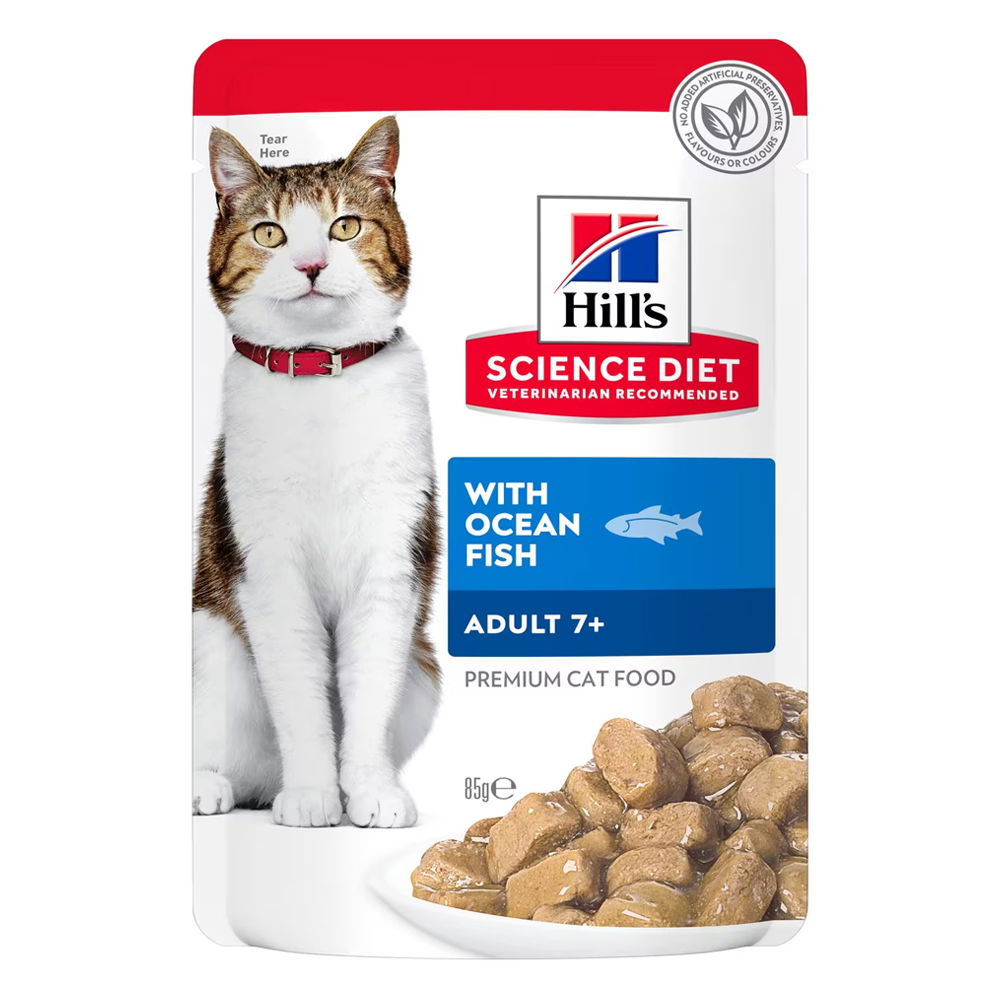 Hill's Science Diet Adult 7+ with Ocean Fish Wet Cat Food