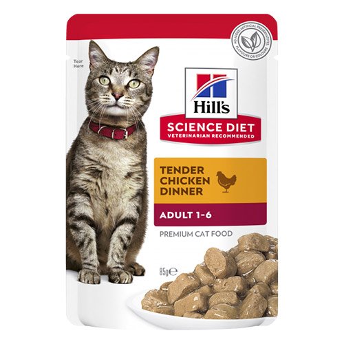 Hill's Science Diet Adult Optimal Care Chicken Tender Wet Pouch 85 gm