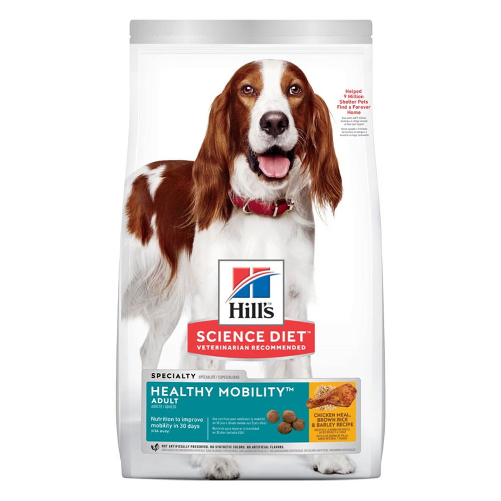 Hill's Science Diet Healthy Mobility Adult Chicken Meal, Brown Rice & Barley Recipe Dry Dog Food