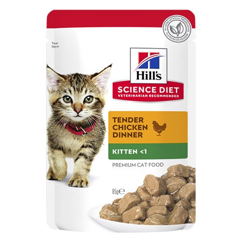Hill's Science Diet Kitten Chicken Wet Pouch 