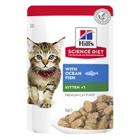 Hill's Science Diet Healthy Development Kitten Ocean Fish Wet Pouch 85 gm