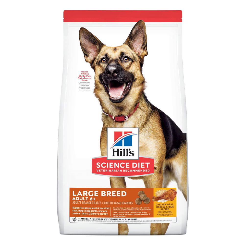 Hill's Science Diet Large Breed Adult 6+ Chicken Meal, Barley & Rice Recipe Dry Dog Food