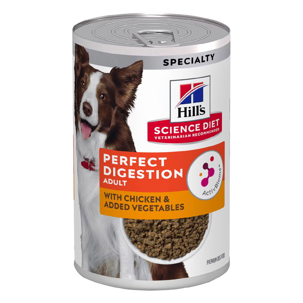 Hill's Science Diet Perfect Digestion Adult with Chicken & Added Vegetables Wet Dog Food