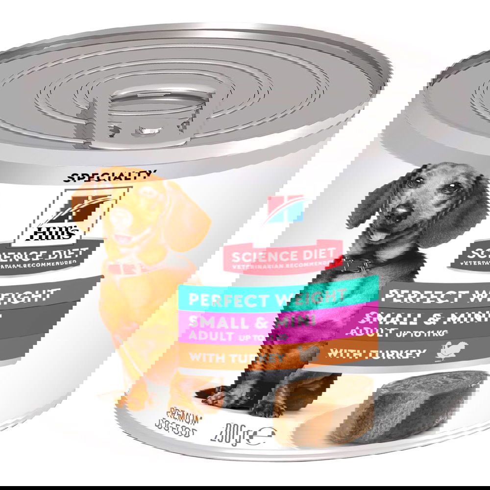 Hill's Science Diet Perfect Weight Small & Mini Adult Mousse with Turkey Wet Dog Food