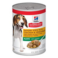 Hill's Science Diet Puppy Savory Stew with Chicken & Vegetable Wet Dog Food 363gm