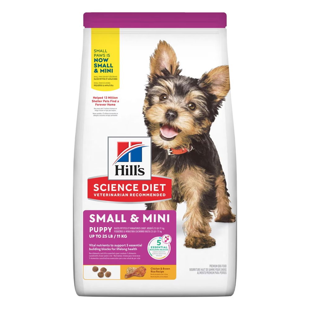 Hill's Science Diet Small & Mini Puppy Chicken & Brown Rice Recipe Dry Dog Food