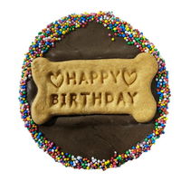 Huds And Toke - Birthday Cake Cookie - Carob Frosted