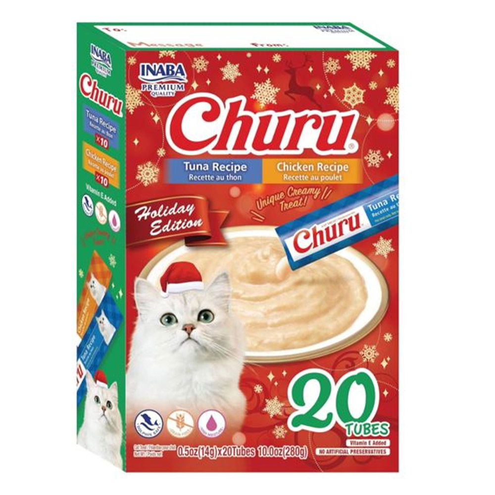 Inaba Churu Tuna and Chicken Recipe Treats for Cats