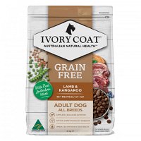 Ivory Coat Grain Free Adult Dog Dry Food Lamb And Kangaroo