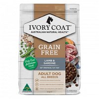 Ivory Coat Grain Free Adult Dog Dry Food Lamb And Sardine