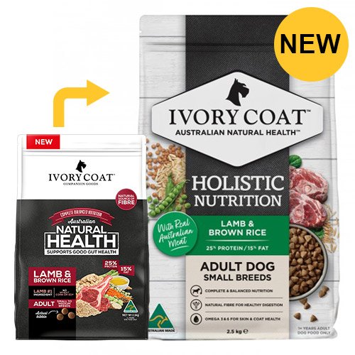 Ivory Coat Dog Adult Lamb and Brown Rice