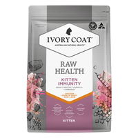 Ivory Coat Raw Health Kitten Immunity Chicken + Freeze Dried Raw Lamb Dry Cat Food 