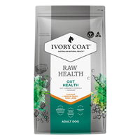 Ivory Coat Raw Health Gut Health Adult Chicken + Freeze Dried Raw Lamb Dry Dog Food 