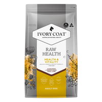 Ivory Coat Raw Health Adult Kangaroo + Freeze Dried Raw Lamb Health & Vitality Dry Dog Food 