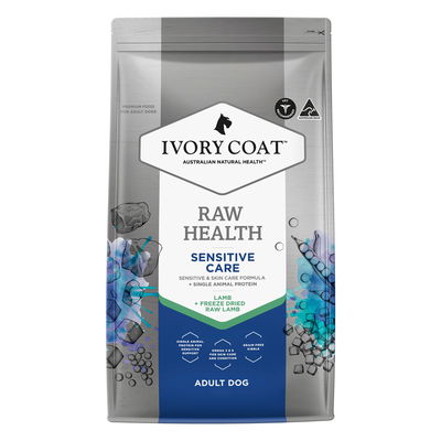 Ivory Coat Raw Health Sensitive Care Adult Lamb + Freeze Dried Raw Lamb Dry Dog Food