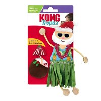 KONG Tropics Crackle Catnip Plush Toy for Cats - Xmas Santa