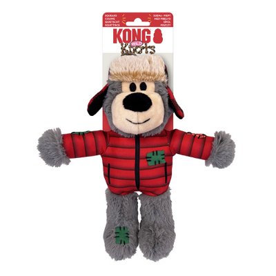KONG Knots Wild Snuggle Plush Toy for Dogs
