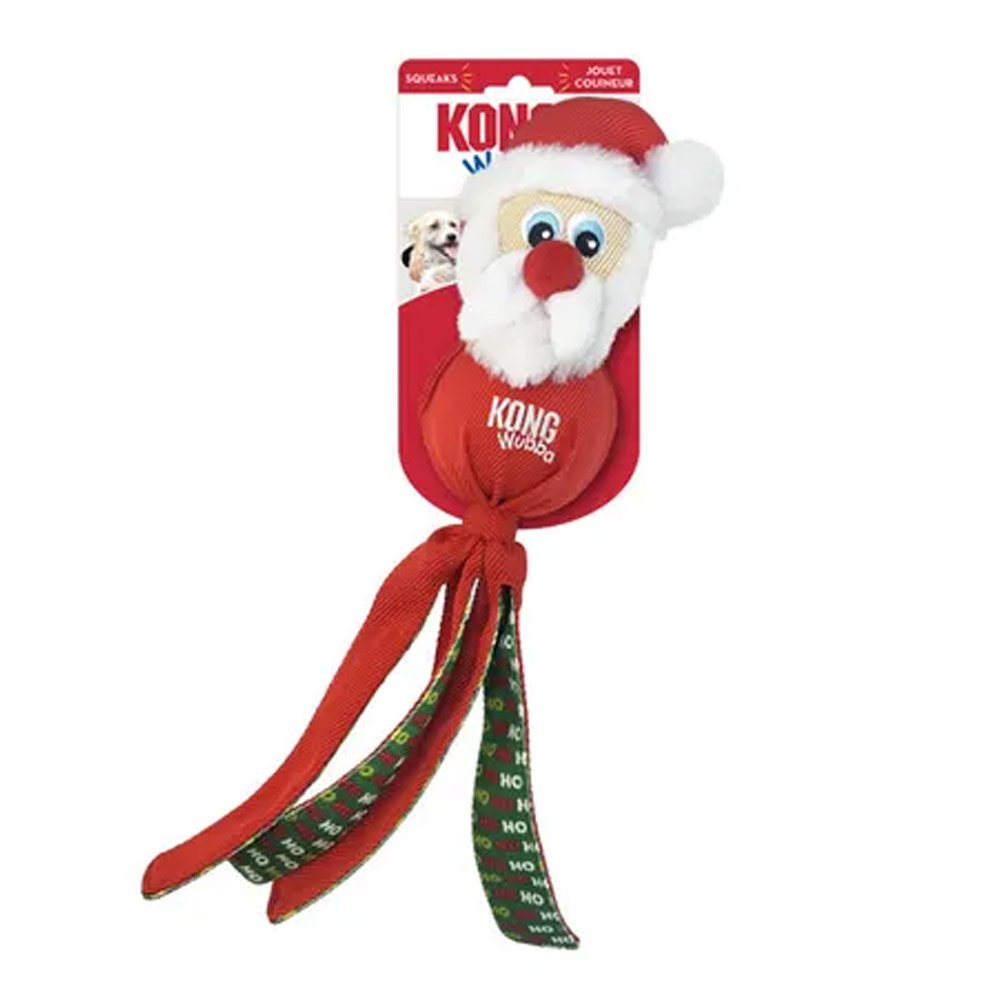 KONG Christmas Holiday Wubba Toy for Dogs