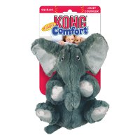 KONG Comfort Kiddos Plush Squeaker Toy for Dogs - Elephant