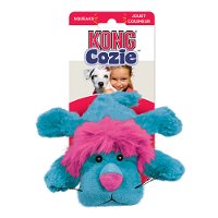 KONG Cozie Plush Squeaker Toy for Dogs - King Lion