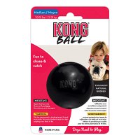 KONG Ball Rubber Toy for Dogs - Extreme Black