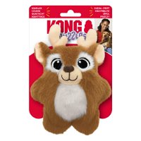 KONG Snuzzles Squeaker Toy for Dogs - Xmas Reindeer