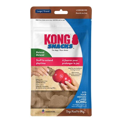 KONG Stuff'n Snacks Liver Recipe Treats for Dogs