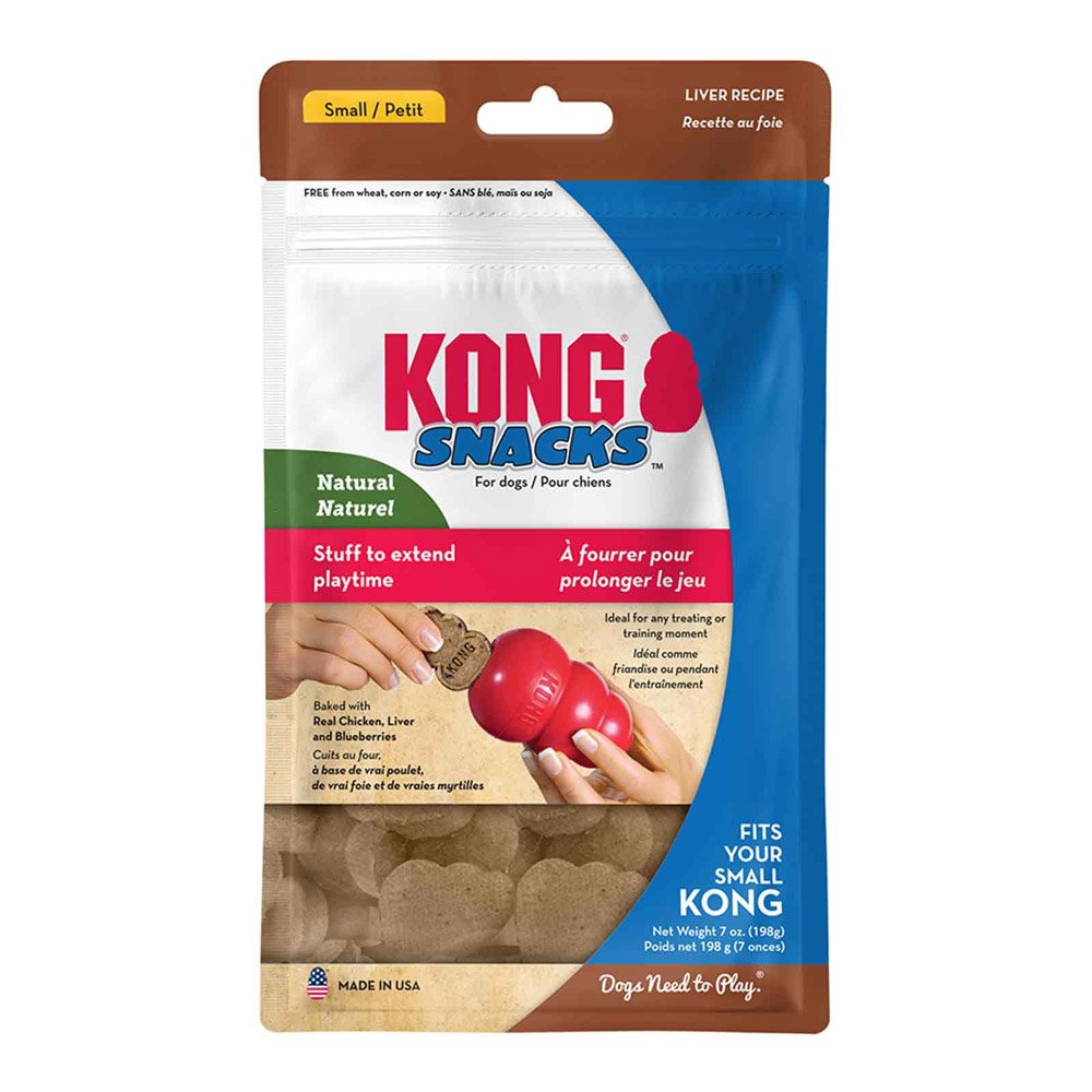 KONG Stuff'n Snacks Liver Recipe Treats for Dogs