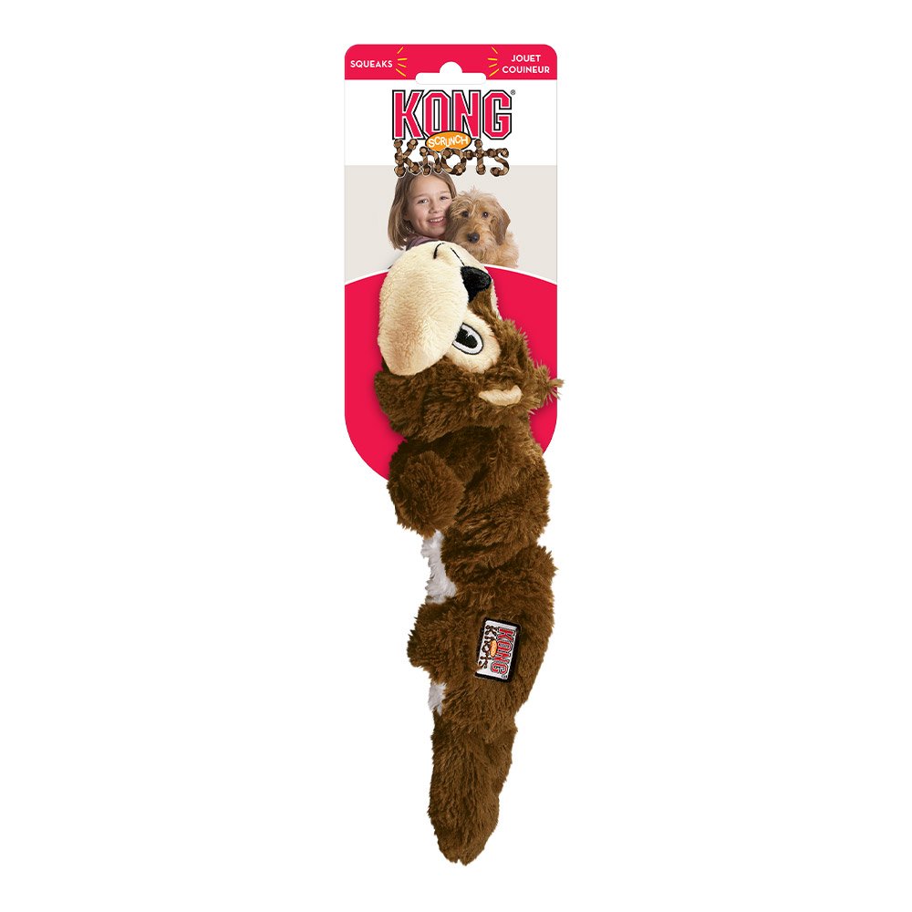 KONG Knots Scrunch Squeaker Toy for Dogs