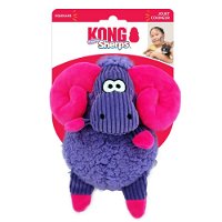 KONG Sherps Floofs Crinkle Plush Squeaker Toy for Dogs - Big Horn