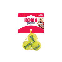 KONG SqueakAir Nonabrasive Felt Squeaker Balls Toy for Dogs