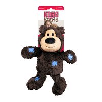 KONG Knots Wild Snuggle Plush Toy for Dogs - Bear