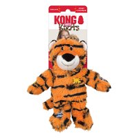 KONG Knots Wild Snuggle Plush Toy for Dogs - Tiger
