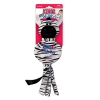 KONG Wubba No Stuff Squeaker Toy for Dogs - Zebra