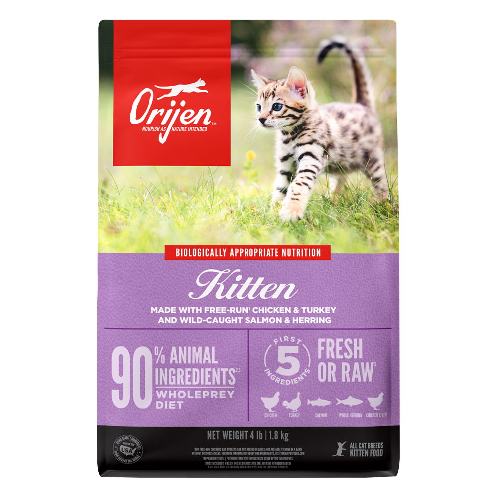 Orijen Biologically Appropriate Dry Cat Food Kitten